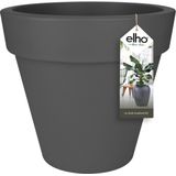 Elho Pure Round 40 - Bloempot voor Binnen & Buiten - Ø 39.0 x H 35.7 cm - Antraciet