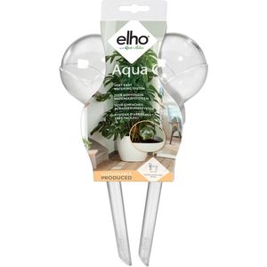 Elho Aqua Care 9 - Waterdruppelaar voor Planten - Gemaakt van Gereycled Plastic - Ø 17.3 x H 32.0 cm - Transparant