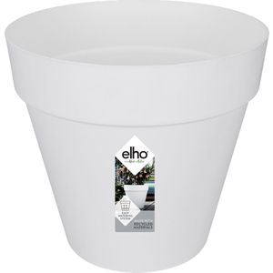 Elho Loft Urban Rond 30 - Bloempot voor Buiten - Ø 28.5 x H 26.0 cm - Wit