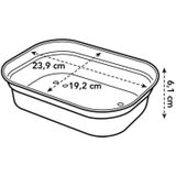 Elho Kweektray Basic S 24cm - Zwart