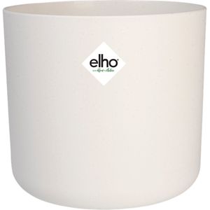 Elho June Round High 30 - Bloempot voor Binnen & Buiten - 100% Gerecycled Plastic - 29.5 x H 52.5 cm - Zwart