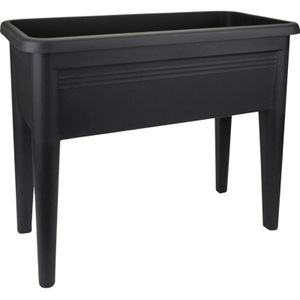 Elho - Green Basics Kweektafel XXL - Kweekbak op Poten - Living Black - 100% Gerecycled Plastic