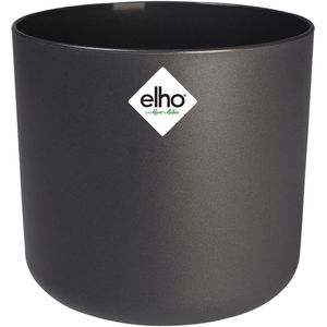 Elho B.for Soft Rond 30 - Bloempot voor Binnen - 100% Gerecycled Plastic - Ø 29.5 x H 27.6 cm - Antraciet
