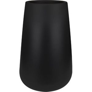 Elho Pure Cone High 45 - Bloempot voor Binnen & Buiten - Ø 43.0 x H 66.3 cm - Zwart