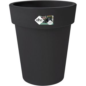 Elho - Green Basics Top Planter Hoog 35 - Bloempot voor Buiten - Living black - Ø 34.5 x H 41.0 cm