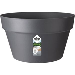 Elho Loft Urban Schaal 35 - Bloempot Voor Buiten - Ø 34.5 X H 20.2 cm - Antraciet