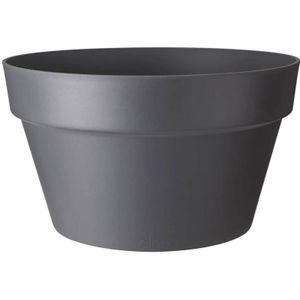 Elho Loft Urban Schaal 35 - Bloempot Voor Buiten - Ø 34.5 X H 20.2 cm - Antraciet