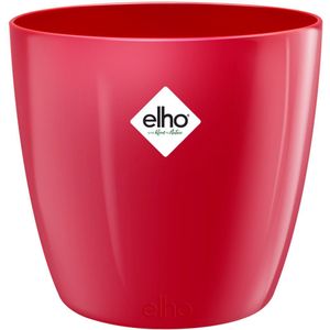 Elho Bloempot Brussels Diamond Rond Ø25cm Rood