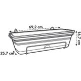 Elho Green Basics Balkonbak Allin1 70 - Plantenbak Voor Balkon Buiten - Ø 68.5 X H 16.5 cm