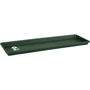 Elho Green Basics Balkonbak Schotel 50 - Schotel voor Balkon Buiten - Ø 47.3 x H 2.5 cm - Blad groen
