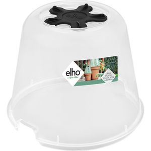 Elho Green Basics Kweekhuis Rond 17 - Accessoires voor Binnenbuitenkweken En Oogstenaccessoires - Ø 17.0 x H 13.8 cm - Transparant