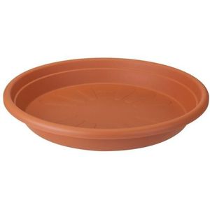 Elho Universele Schotel Rond 35 - Schotel voor Binnen & Buiten Accessoires - Ø 35.0 x H 5.2 cm - Terra