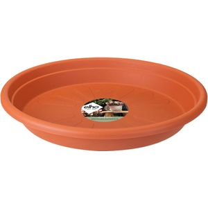 Elho - Universele Schotel Rond 40 - Schotel - Terra - 100% Gerecycled Plastic