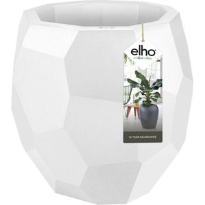 elho Pure Edge 40 bloempot voor binnen en buiten, wit/wit, Ø 39,5 x H 37,6 cm