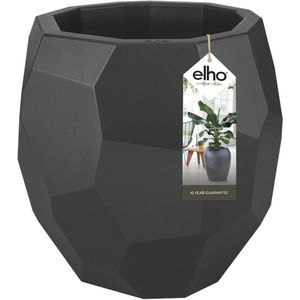 Elho Pure Edge 40 - Bloempot voor Binnen & Buiten - Ø 39.5 x H 37.6 cm - Antraciet