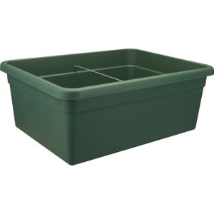 Elho Green Basics Moestuin Op Wielen 77 - Plantenbak - Blad Groen - Buitenkweken En Oogsten - ⌀ 76.7 x H 29