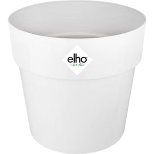 Elho B.for Original Rond 16 - Bloempot voor Binnen - 100% Gerecycled Plastic - Ø 15.9 x H 14.6 cm - Wit