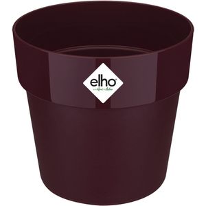 Elho B.for Original Rond 16 - Bloempot voor Binnen - 100% Gerecycled Plastic - Ø 15.9 x H 14.6 cm - Moerbei Paars