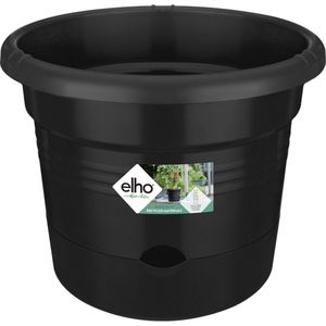 Elho Green Basics Tomaten Pot 33 - Kweekpot voor Tomaten - 100% Gerecycled Plastic - Ø 33.5 x H 26.0 cm - Living Black