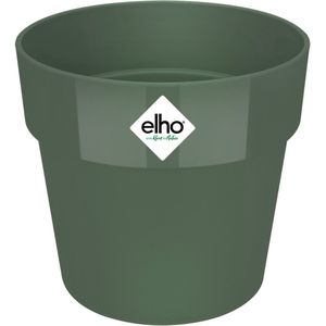 Elho B.for Original Rond 18 - Bloempot voor Binnen - 100% Gerecycled Plastic - Ø 18.0 x H 16.5 cm - Blad Groen