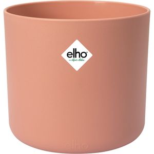 Elho B.for Soft Rond 16 - Bloempot voor Binnen - 100% gerecycled plastic - Ø 16 x H 15 cm - Delicaat Roze