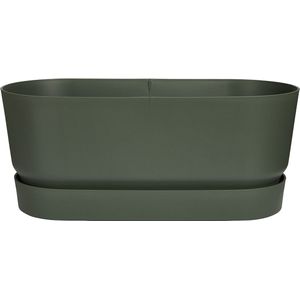 Elho Greenville Trough 60 - Plantenbak voor Buiten - Ø 58.9 x H 33.5 cm - Blad Groen