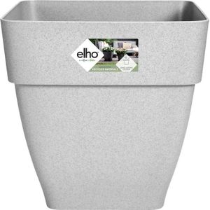 Elho Vibia Campana Vierkant 30 - Bloempot voor Buiten - Ø 28.8 x H 28.2 cm - Living Concrete