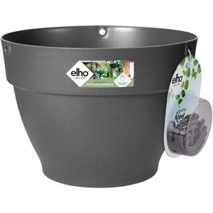 Elho Vibia Campana Hangschaal 26 - Bloempot voor Buiten - Ø 26.0 x H 18.4 cm - Antraciet