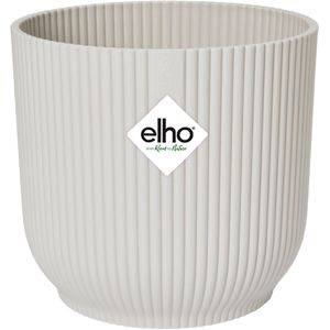 Elho Vibes Fold Rond 18 - Bloempot voor Binnen - 100% Gerecycled Plastic - Ø 18.4 x H 16.8 cm