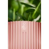 Elho Vibes Fold Rond 30 - Bloempot voor Binnen - 100% Gerecycled Plastic - Ø 29.5 x H 27.2 cm - Delicaat Roze