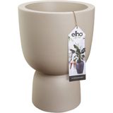 Elho Pure Coupe 41 - Bloempot voor binnen en buiten - Ø 41,3 x H 57,9 - beige/evenwichtig beige