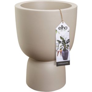Elho Pure Coupe 41 bloempot voor binnen en buiten, Ø 41,3 x H 57,9 cm, beige/evenwichtig, beige