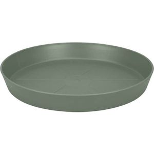 Elho Loft Urban Schotel Rond 28 - Schotel voor Buitenaccessoires - Ø 27.5 x H 3.5 cm - Pistachegroen