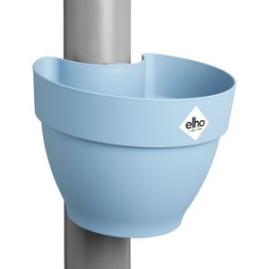 Elho Vibia Campana Regenpijpbakje 40 - Bloempot voor Regenpijp Buiten - 100% Gerecycled Plastic - Ø 21.6 x H 16.3 cm - Vintage Blauw