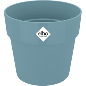Elho B.for Original Rond 25 - Bloempot voor Binnen - 100% Gerecycled Plastic - Ø 24.7 x H 23.2 cm - Duifblauw