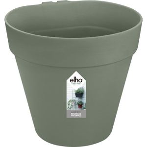Elho Loft Urban Green Wall Pot Single 15 - Bloempot voor Buiten - Ø 15.0 x H 13.5 cm - Pistachegroen