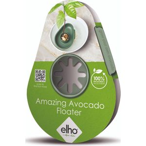 Elho Amazing Avocado Floater 15 - Accessoires voor Kweken En Oogsten - Ø 14.8 x H 2.7 cm - Blad Groen
