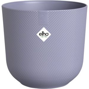 Elho Jazz Rond 14 Bloempot voor Binnen - Woonaccessoire van 100% Gereycled Plastic - Ø 14.2 x H 13.1 cm - Lavendel Lila