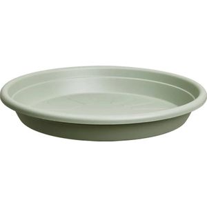 Elho Universele Schotel Rond 35 - Schotel voor Binnen & Buiten Accessoires - 100% Gerecycled Plastic - Ø 35.0 x H 5.2 cm - Tijmgroen