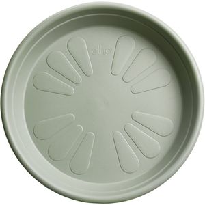 Elho Universele Schotel Rond 40 - Schotel voor Binnen & buiten accessoires - 100% Gerecycled Plastic - Ø 40.0 x H 5.8 cm - Tijmgroen