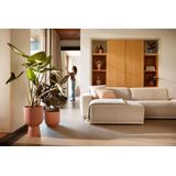 Elho Vibes Fold Coupe 30 - Bloempot voor Binnen - 100% Gerecycled Plastic - Ø 29.5 x H 44.7 cm - Delicaat Roze