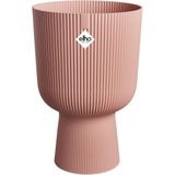 Elho Vibes Fold Coupe 30 - Bloempot voor Binnen - 100% Gerecycled Plastic - Ø 29.5 x H 44.7 cm - Delicaat Roze