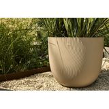 elho - Sereh Round - Plantenbak - Mushroom Beige - Ø 30 x H 25 cm - 100% Gerecycled