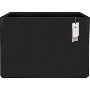 Elho June Brick Divider 80 - Zwart - L 79 x B  x H 59 cm - Binnen en Buiten - 100% gerecycled