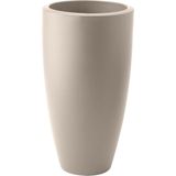 Elho - June Round High 30 - Bloempot - Balanced beige - Ø 29.5 x H 52.5 cm