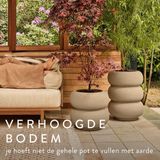 Bloempot - Wit - Keramiek