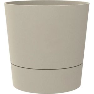 Hoge bloempot L beige vaas 80 cm plantenbak voor deur binnen