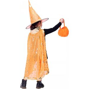 Halloween kostuum - Tovenaar Cape + Hoed - Heks - Verkleedkleding