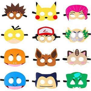 Bliksem Muis - Maskers - 12 stuks - Carnavalskleding kinderen