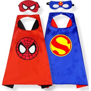 Spiderman & Superman Cape - Superhelden - Verkleden Kinderen